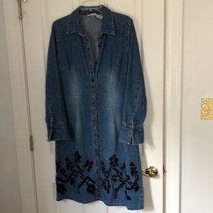 Denim duster